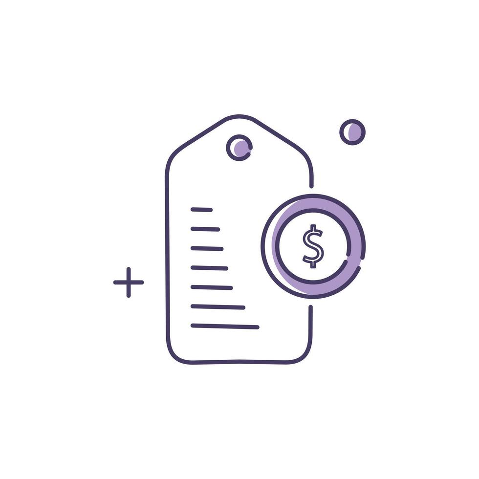 Dynamic Pricing Illustration Icon Design vector