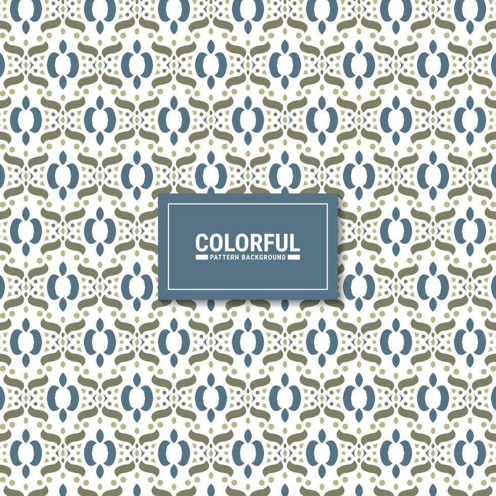 Colorful abstract geometric pattern design vector