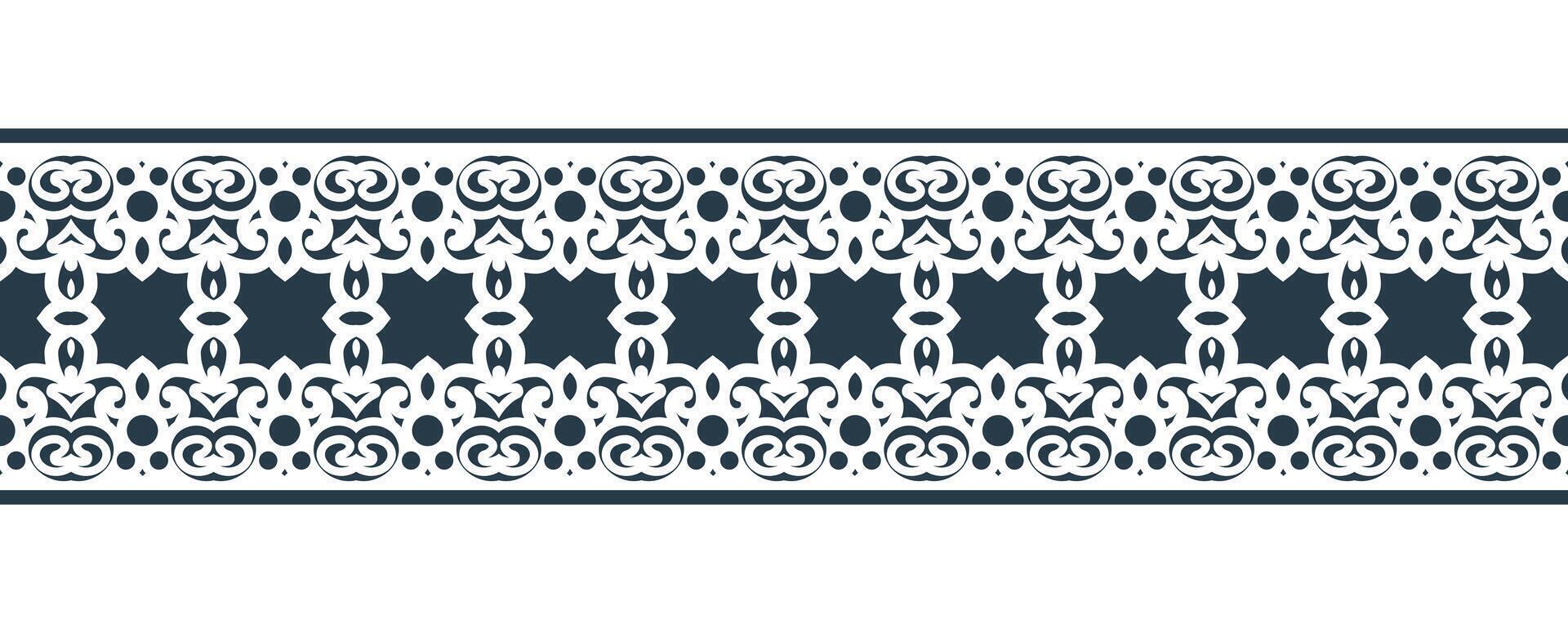 ornamental pattern border Design Template vector