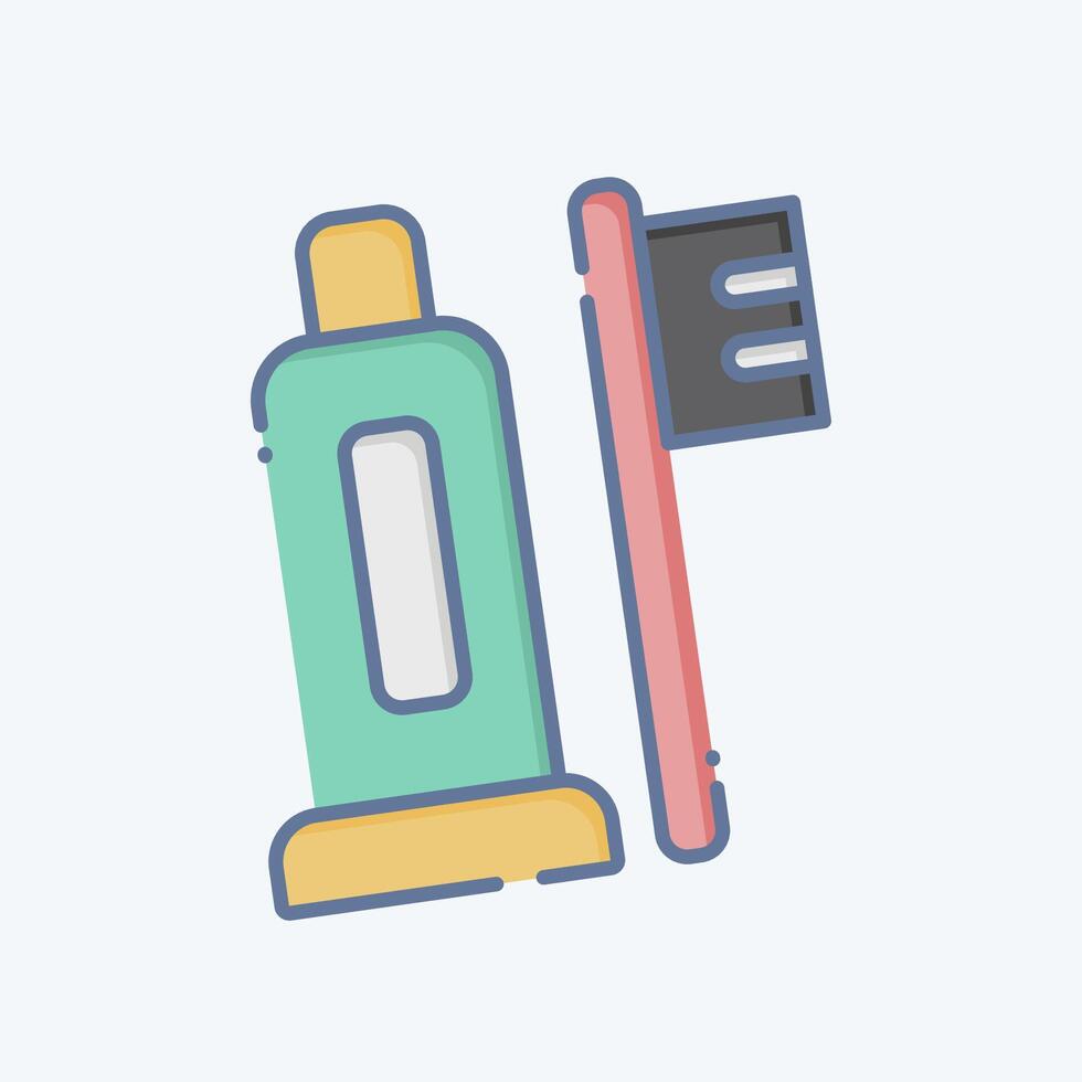 Icon Personal hygiene. related to Hygiene symbol. doodle style. simple design illustration vector