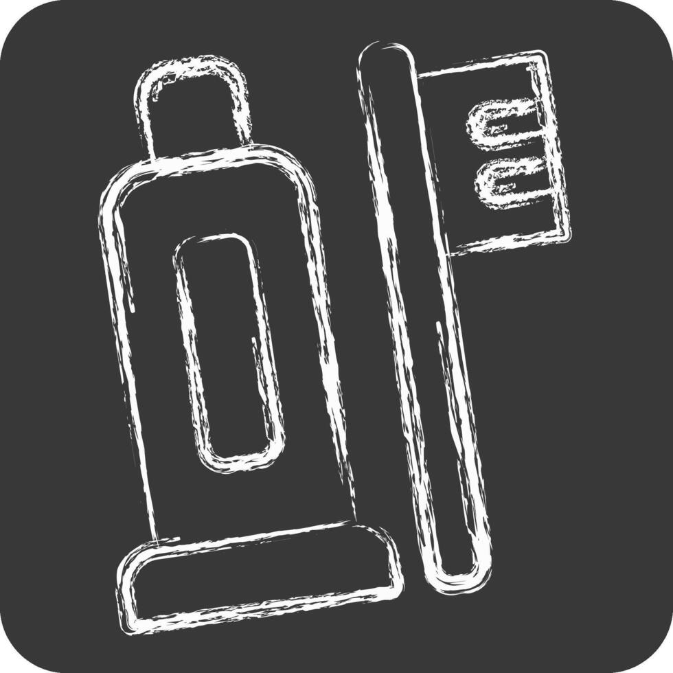 Icon Personal hygiene. related to Hygiene symbol. chalk Style. simple design illustration vector