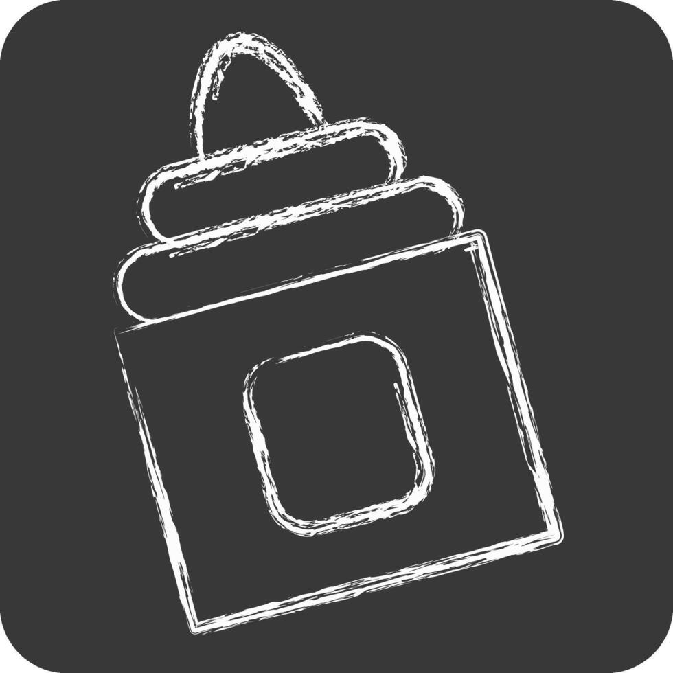 Icon Moisturizer. related to Hygiene symbol. chalk Style. simple design illustration vector