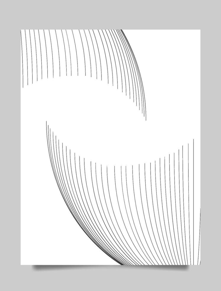 Hand drawn abstract boho wall art minimalist covers set vector