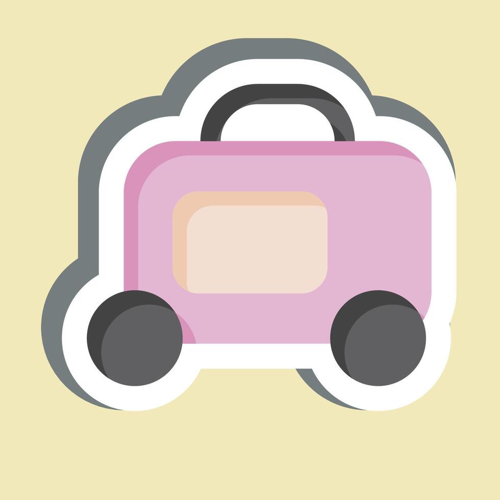 Sticker Soap. related to Hygiene symbol. simple design illustration vector