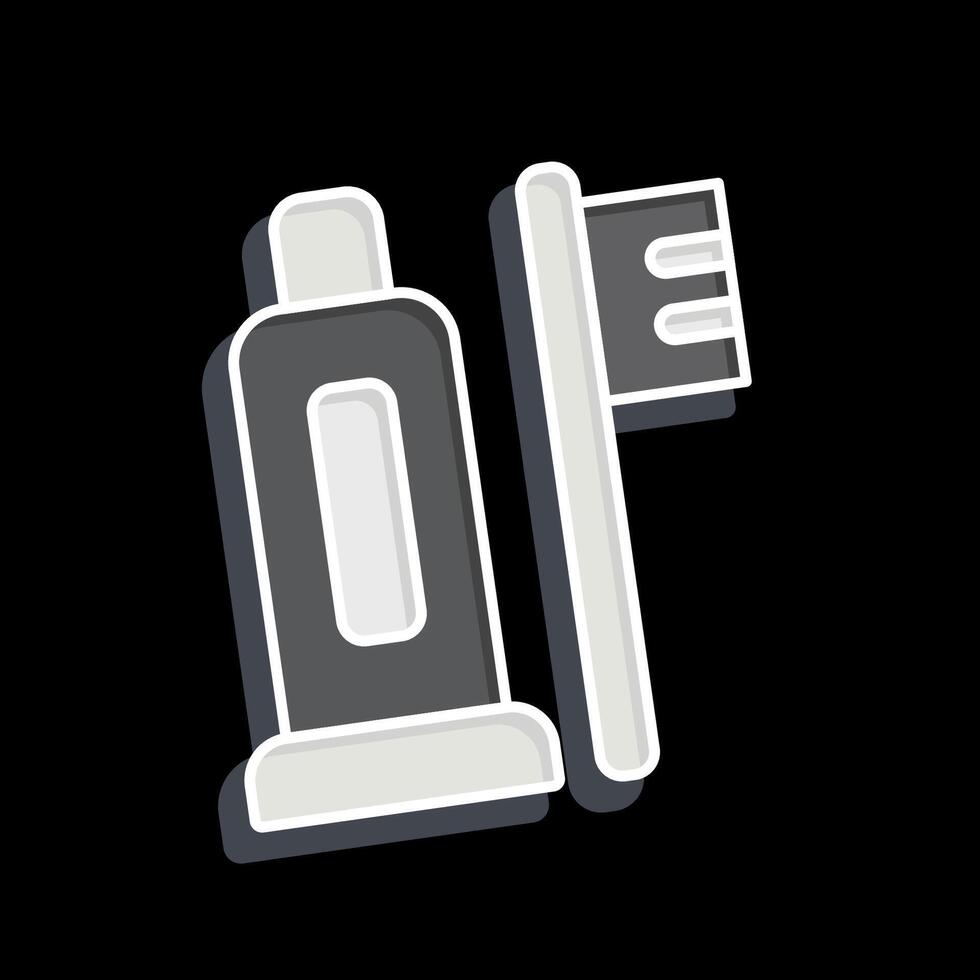 Icon Personal hygiene. related to Hygiene symbol. glossy style. simple design illustration vector