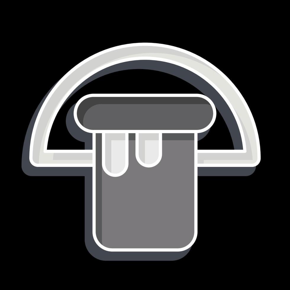 Icon Bucket. related to Hygiene symbol. glossy style. simple design illustration vector