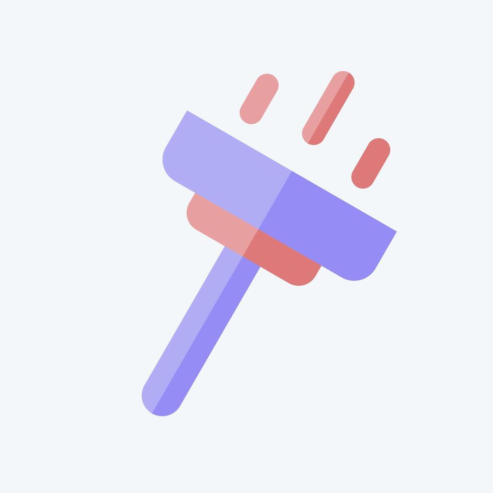 Icon Cleaning. related to Hygiene symbol. flat style. simple design illustration vector
