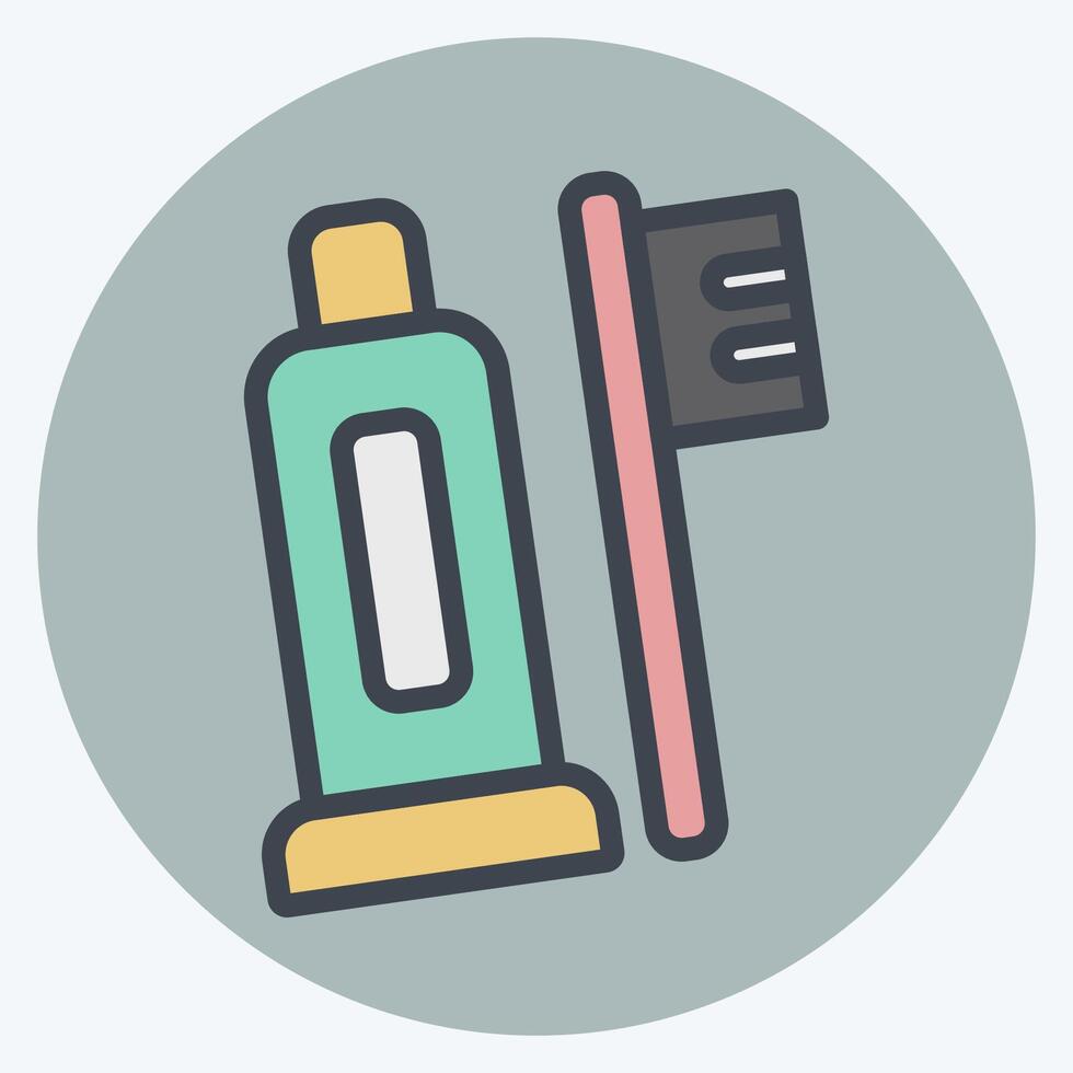 Icon Personal hygiene. related to Hygiene symbol. color mate style. simple design illustration vector