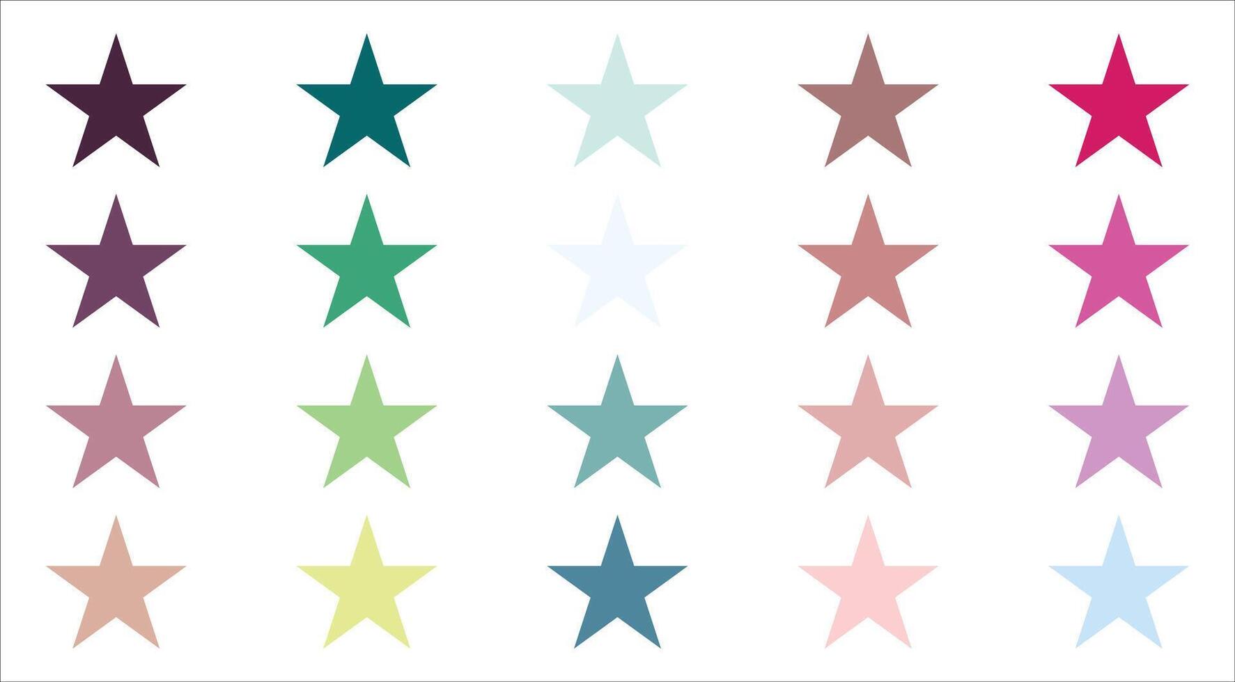 Color palette guide vector