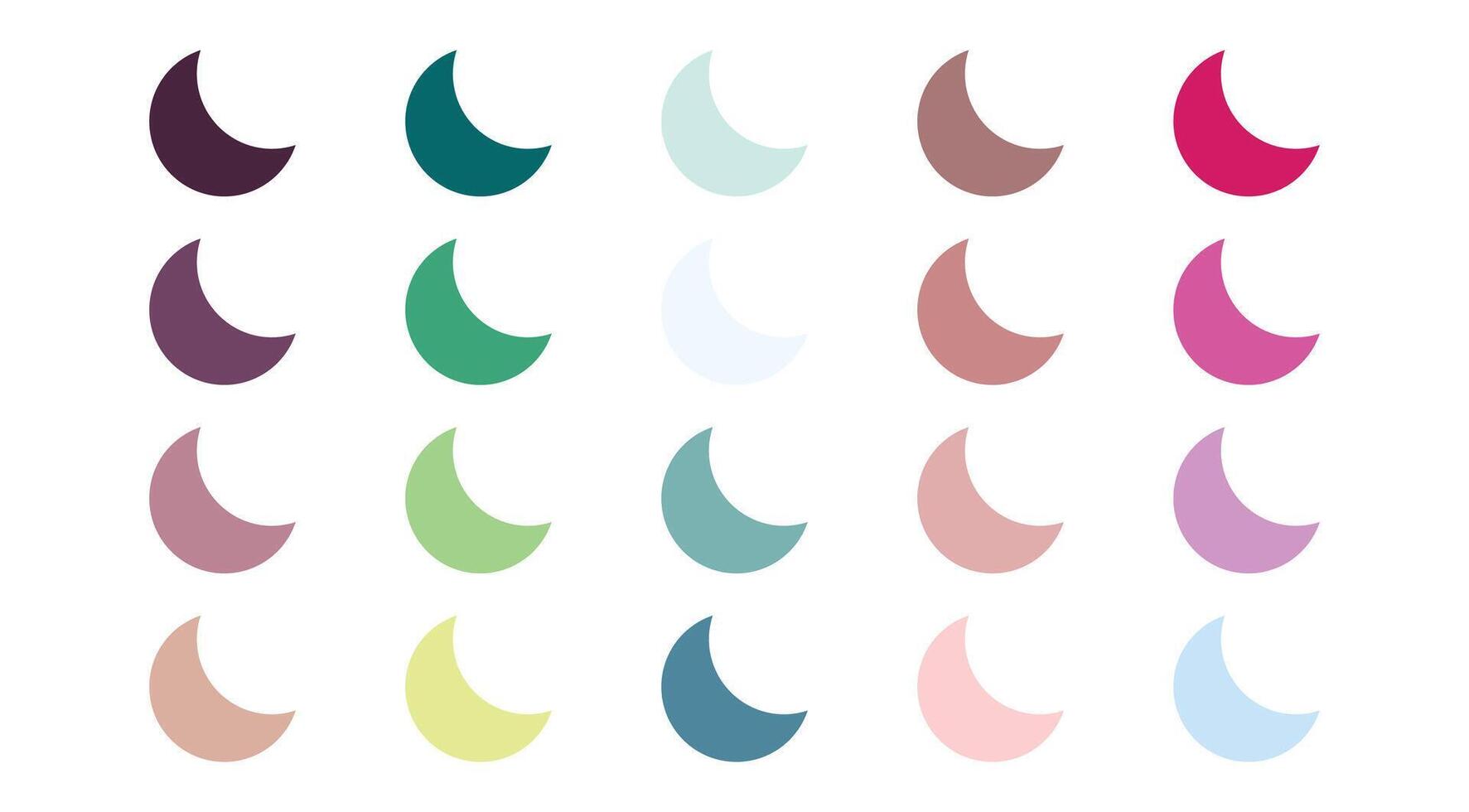 Color palette guide vector