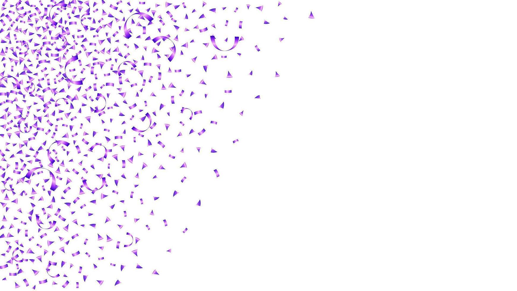 purple confetti decoration holiday festive celebration background vector