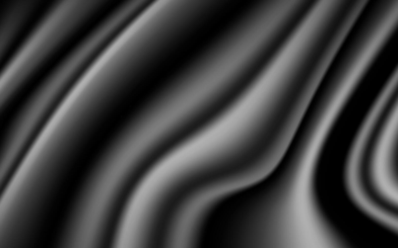 Elegant 3D silk in black color vector