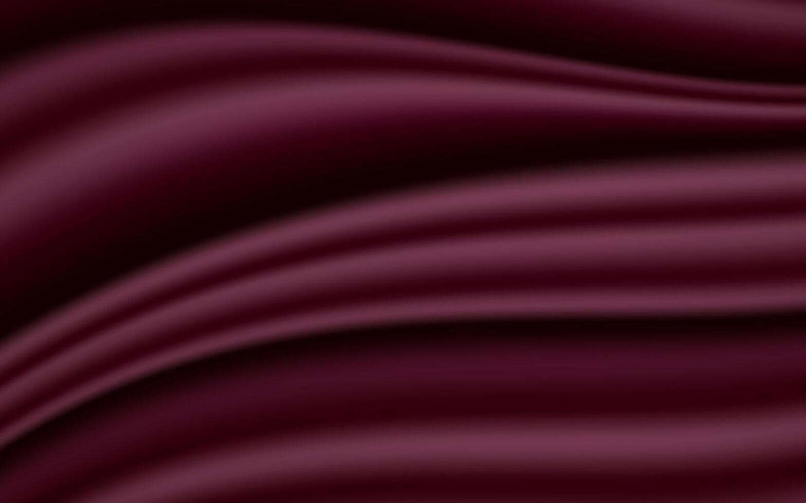 Elegant 3D silk in burgundy shades with drolls vector