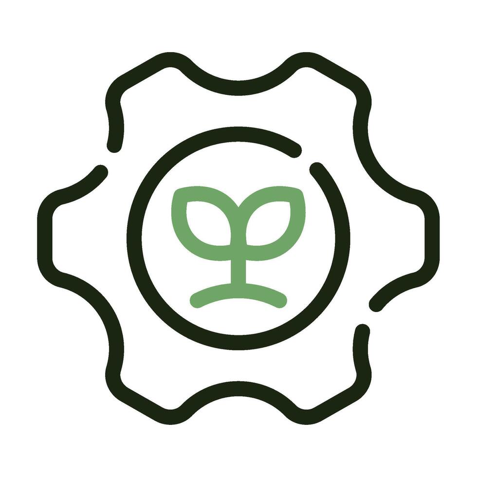 Green Tech Icon for web, app, infographic, etc vector