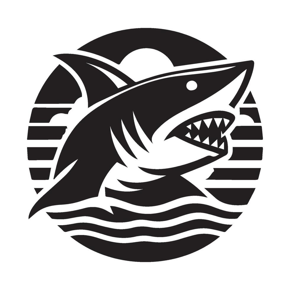 Black and white illustration minimalist vector