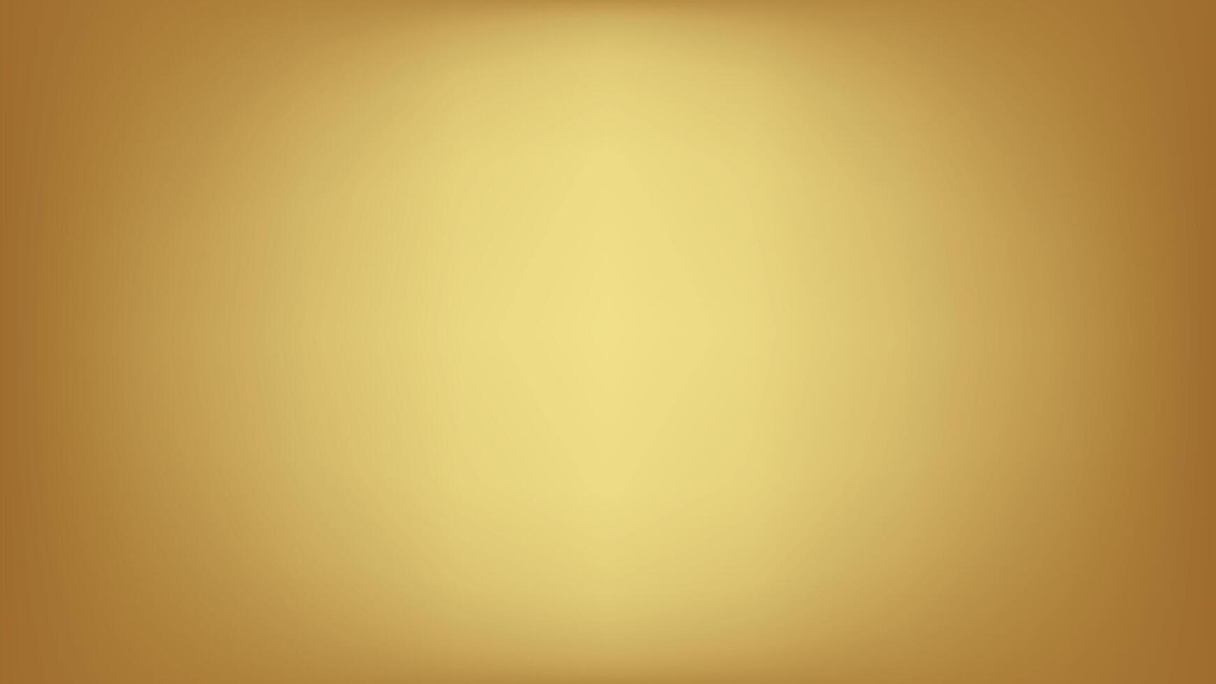 Gold abstract blurred gradient background. illustration. vector