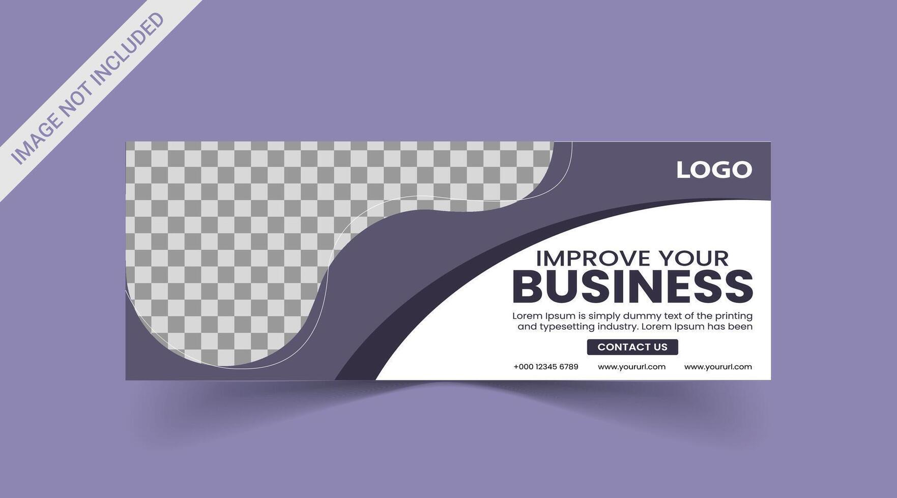 Marketing Social media cover banner, social media post, web banner, template vector