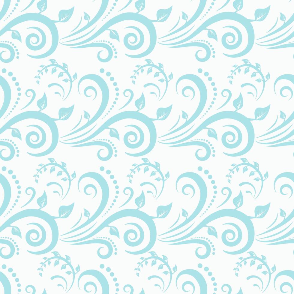 Damask seamless pattern element vector