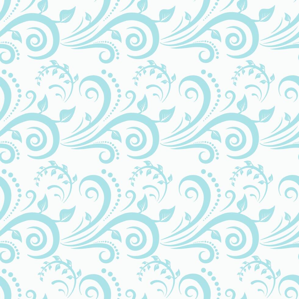 Damask seamless pattern element vector