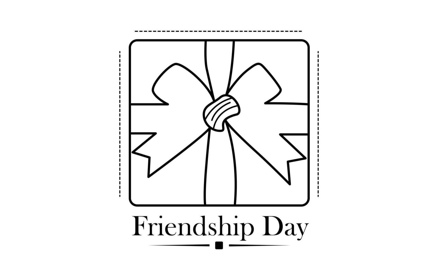 Infinity love icon. Continuous line art drawing Hearts with Infinity symbol. Friendship and love concept happy friendship day with heart shape vector