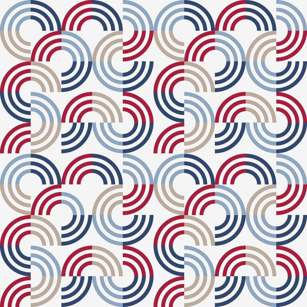 circulo sin costura patrón, textura para lecho, tela, fondo de pantalla, envase papel, textil. vector