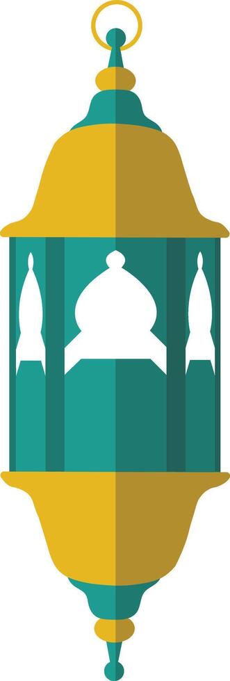 Ramadan Kareem Lantern Ornament. in Cartoon Design Style vector