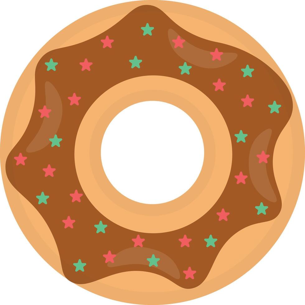 Sweet Donuts Illustration. Delicious Snack. with Chocolate, Macha, and Pink Glazed Snack on White Background. vector