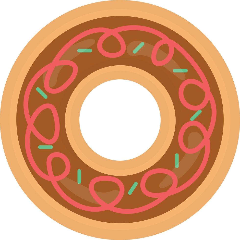 Sweet Donuts Illustration. Delicious Snack. with Chocolate, Macha, and Pink Glazed Snack on White Background. vector