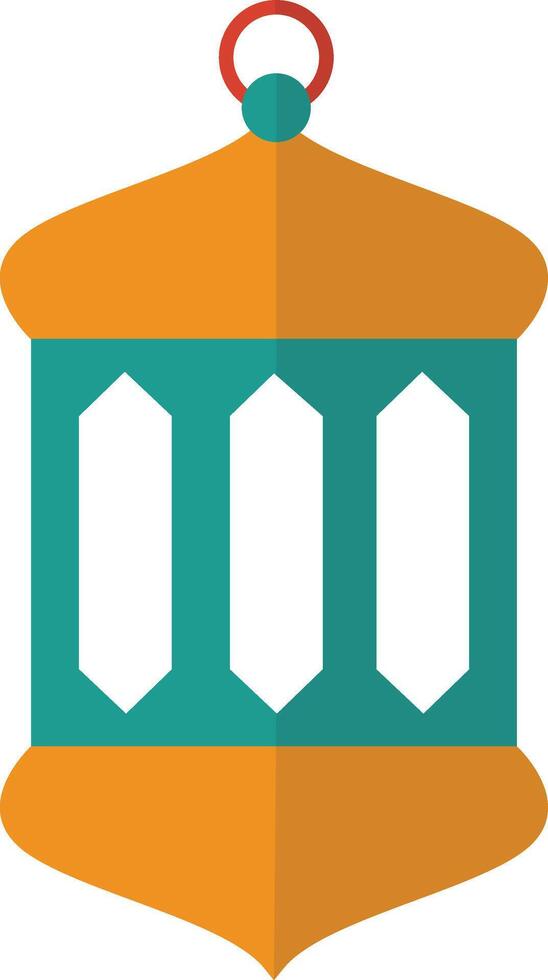 Ramadan Kareem Lantern Ornament. in Cartoon Design Style vector
