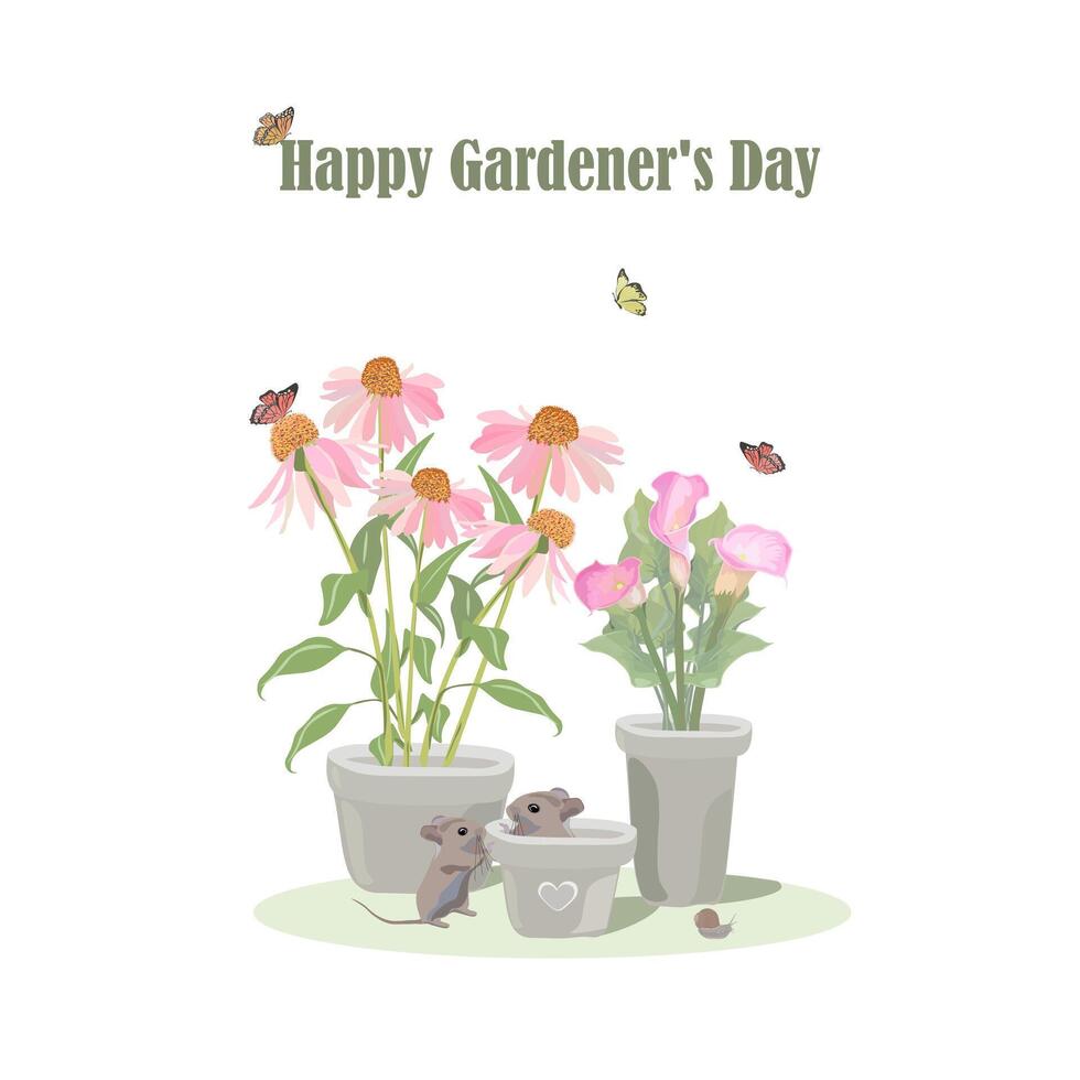 leaflet on Gardener's Day1 vector