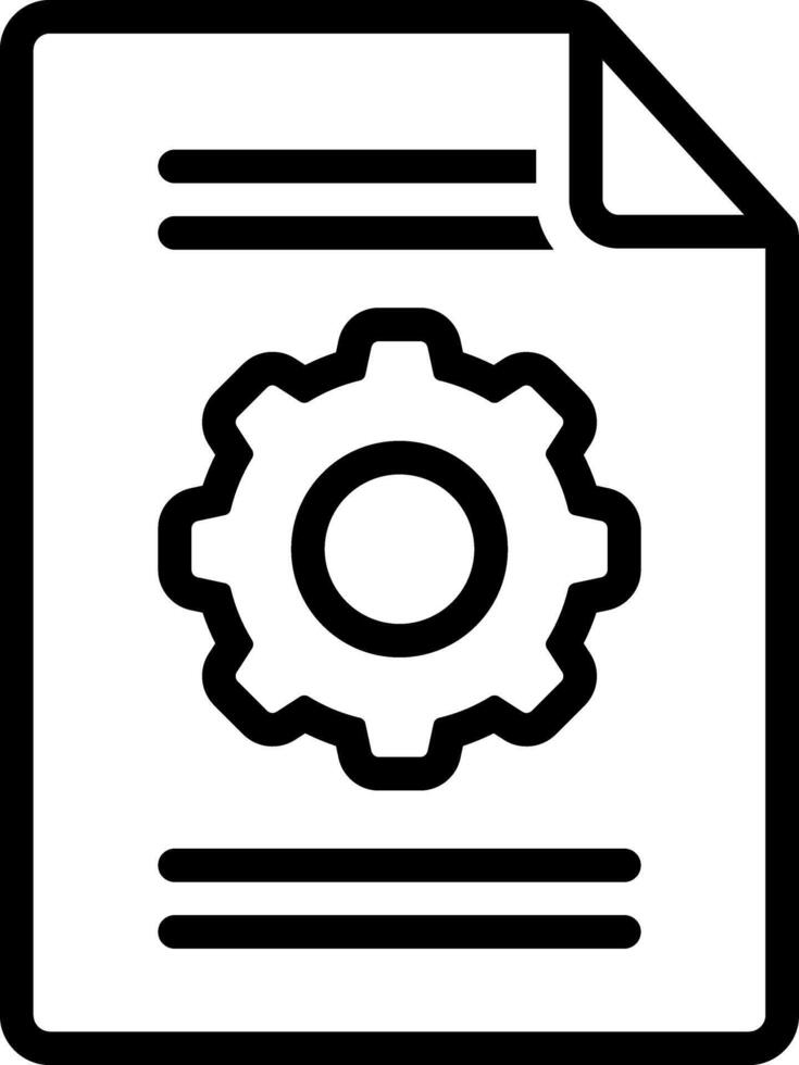 Black line icon for set vector