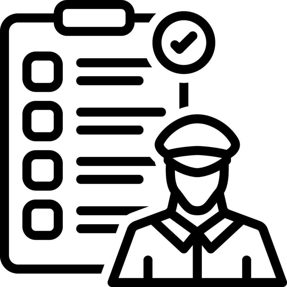 Black line icon for clearance vector