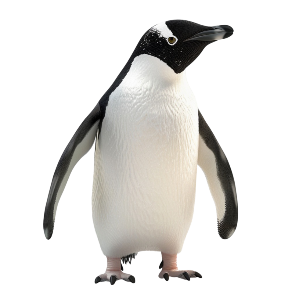 A Penguin standing on a transparent background png