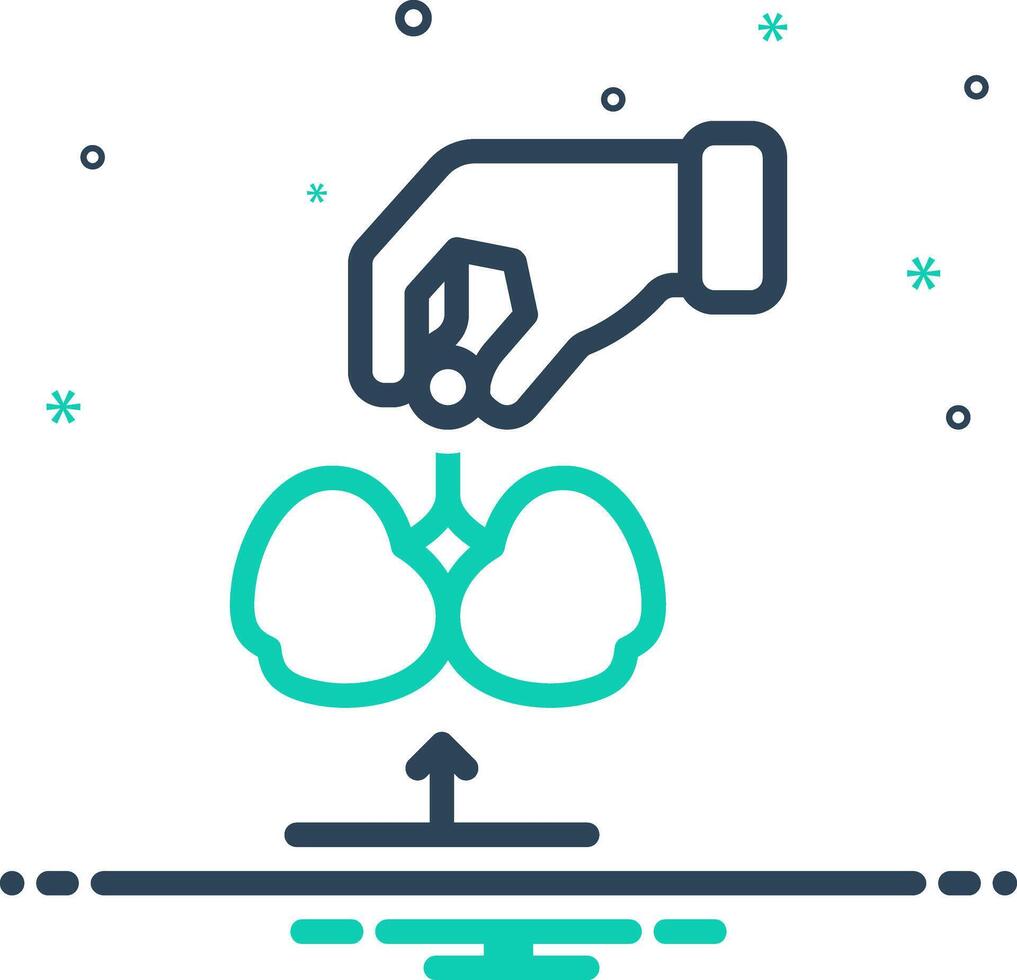 Mix icon for picked vector