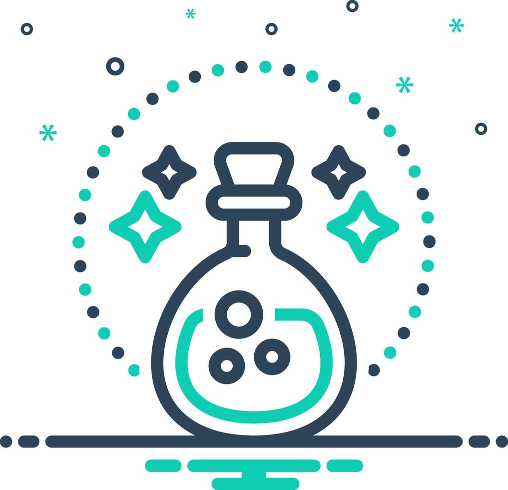 Mix icon for potion vector
