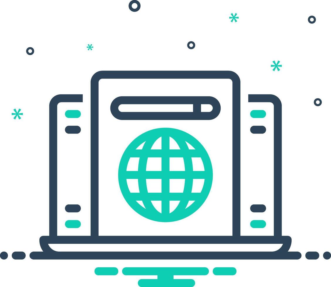 Mix icon for public domain vector
