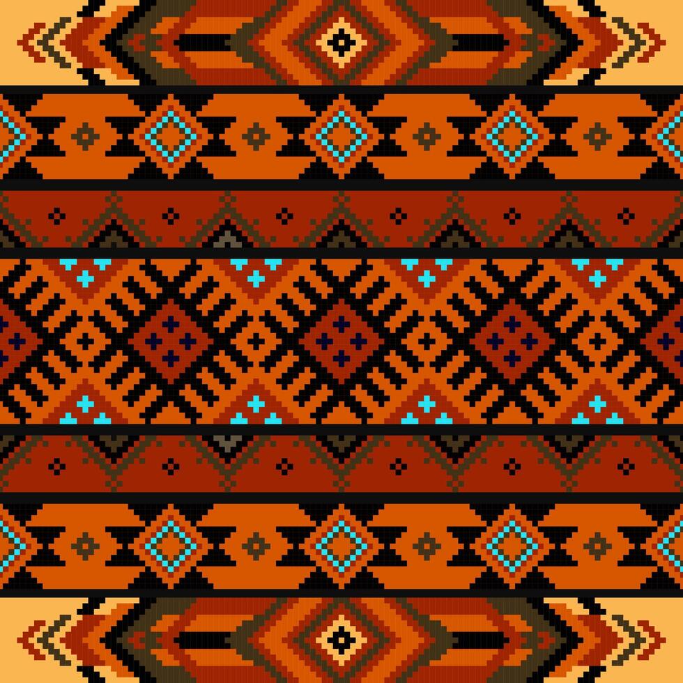 Tribal seamless pattern. Geometric ethnic traditional Border decoration for background, wallpaper, illustration, textile, fabric, clothing , batik, carpet, embroidery ,knitting. vector