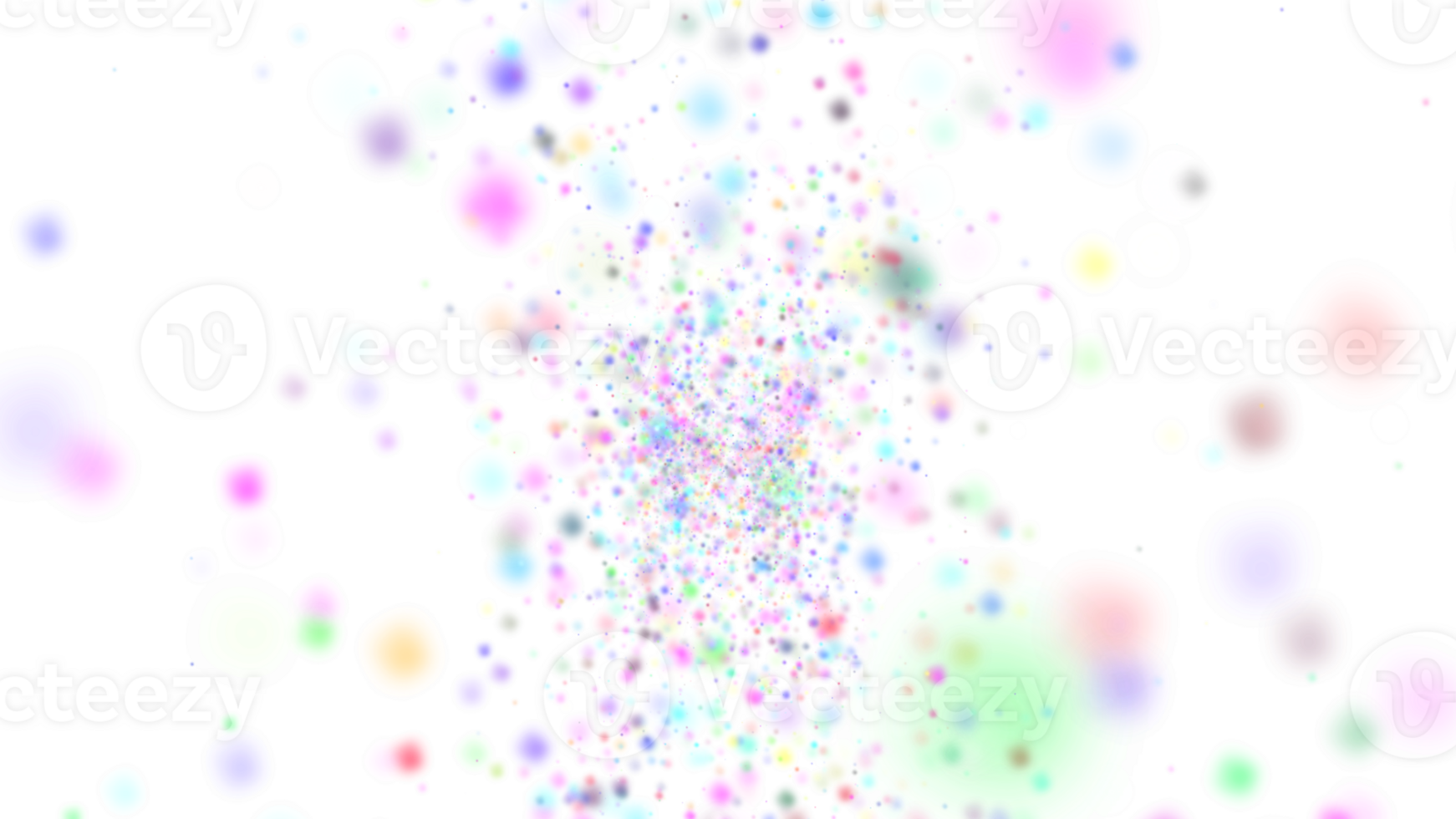 a colorful splash of paint on a transparent background png