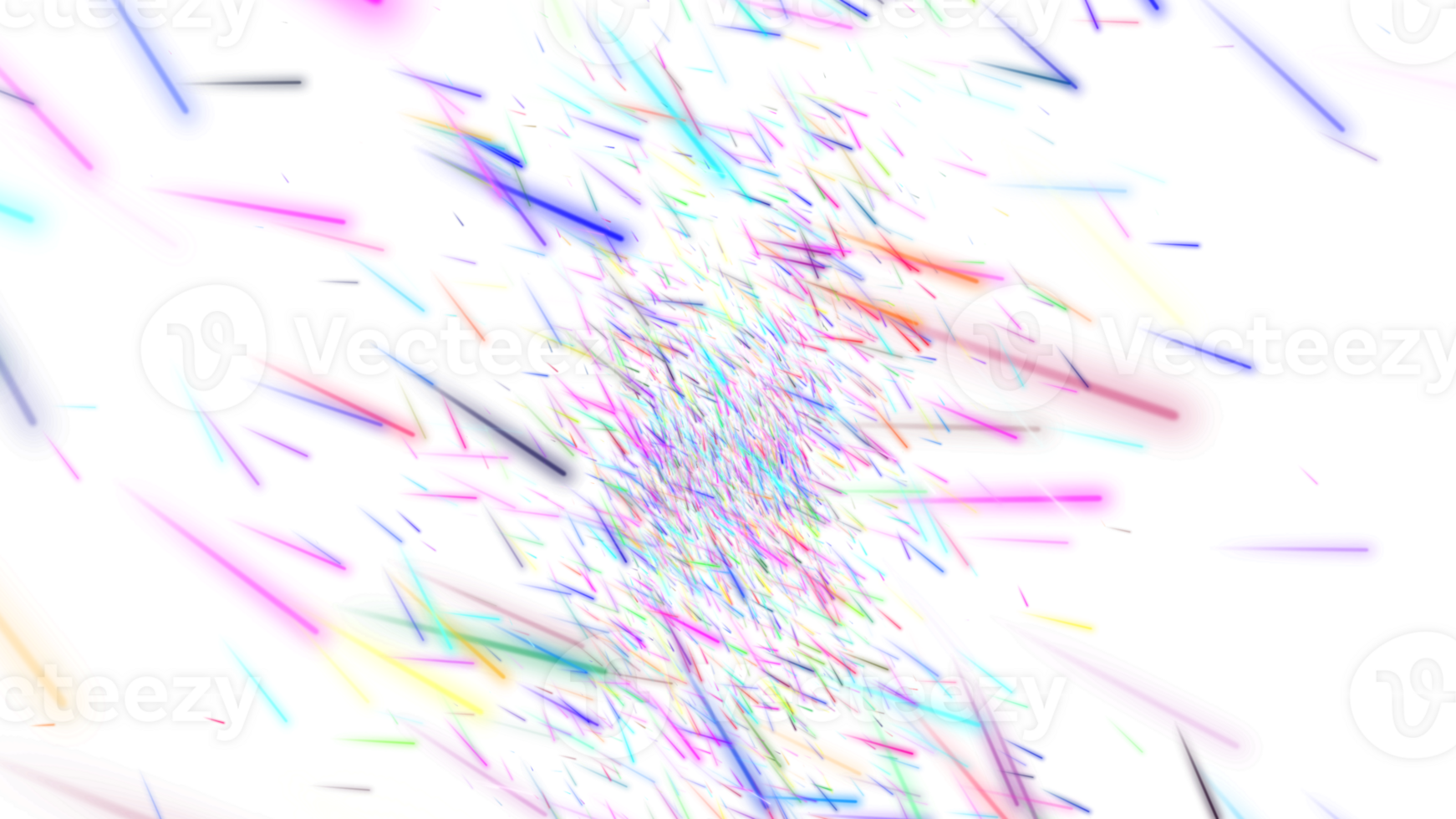 a colorful confetti falling on a transparent background png