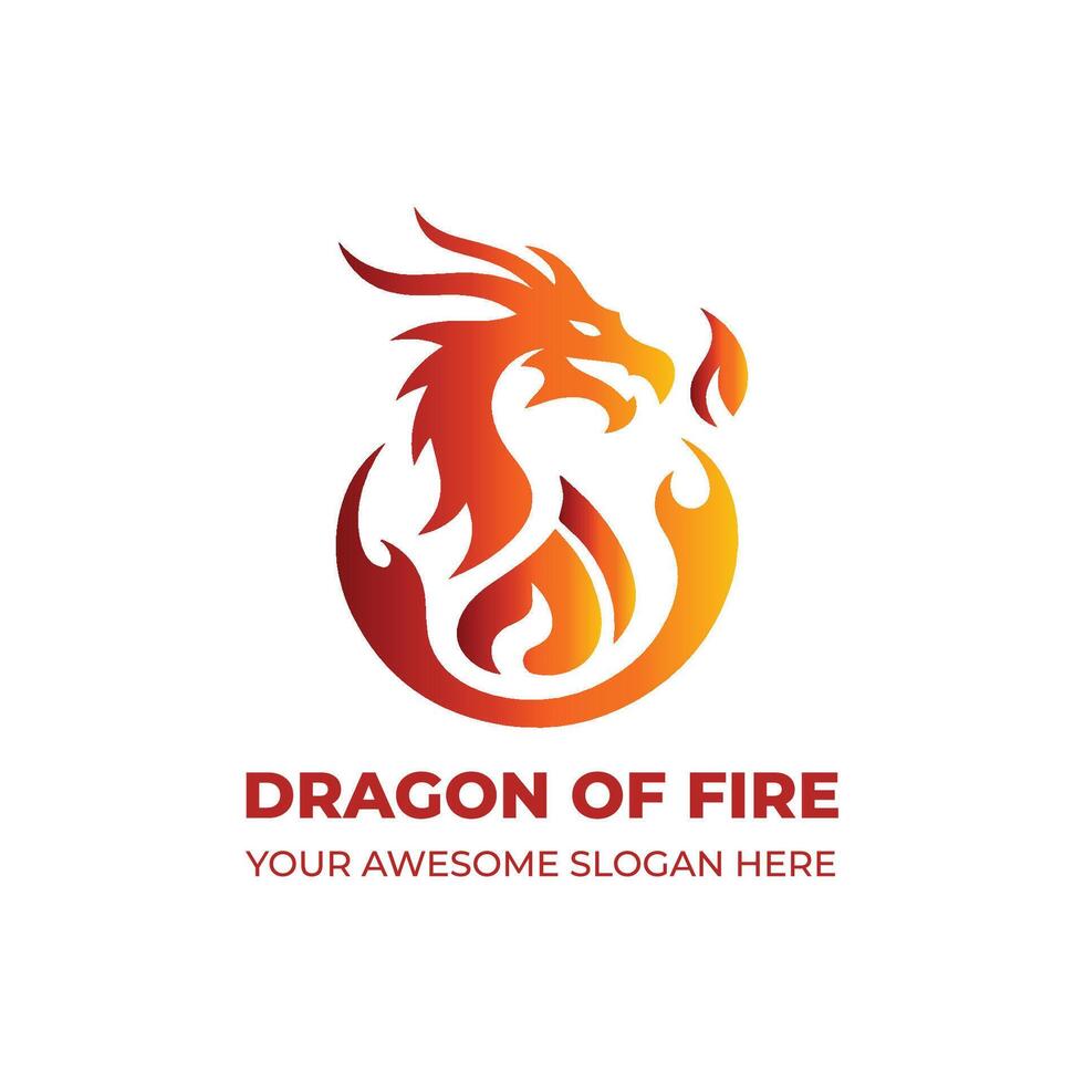 increíble de fuego continuar logo vector