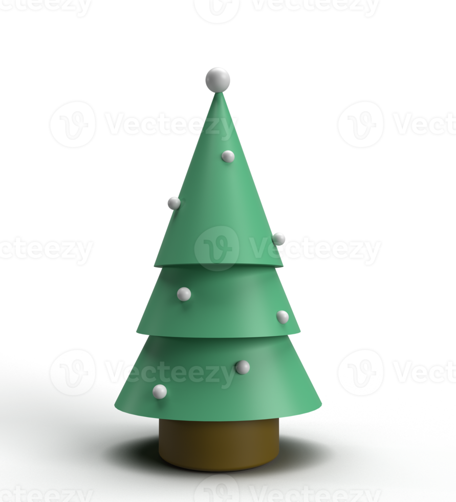 Character icon object tree pine green merry christmas xmas decoration ornament 25 31 december 2024 2025 happy holiday vacation winter season event santa fun enjoy element party festival celebration png