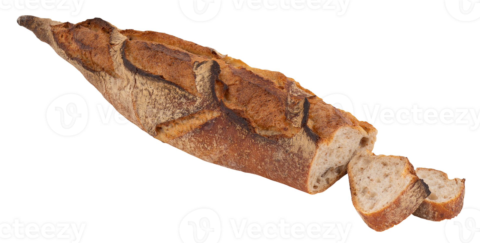 bakery bread cut out isolated transparent background png