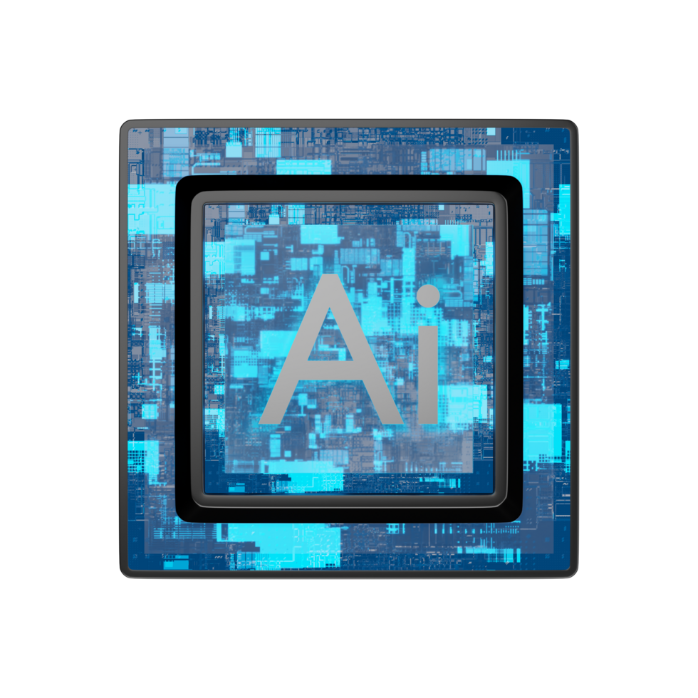 ai procesador chip png