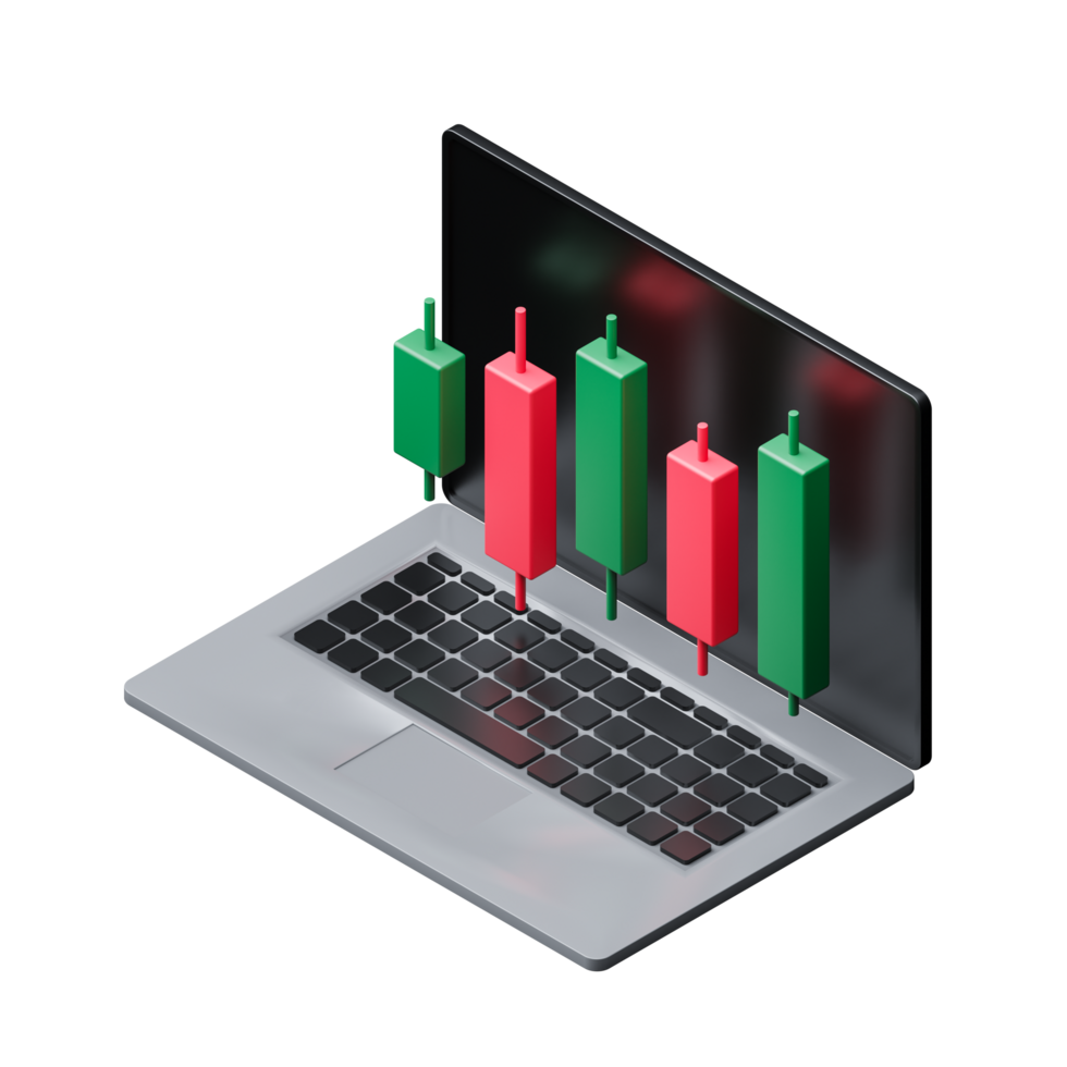 Laptop and candlestick png