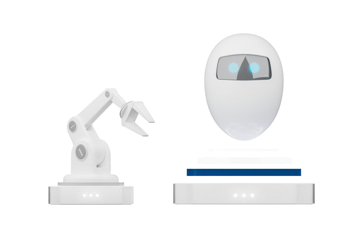 ai und Roboter Arm png