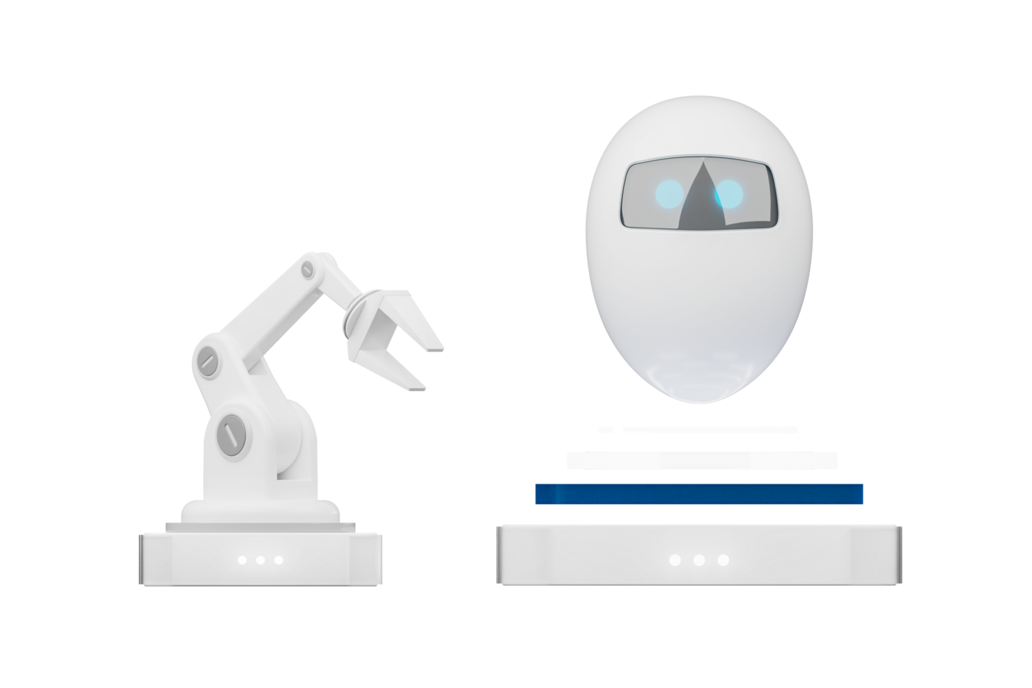 AI and robot arm png