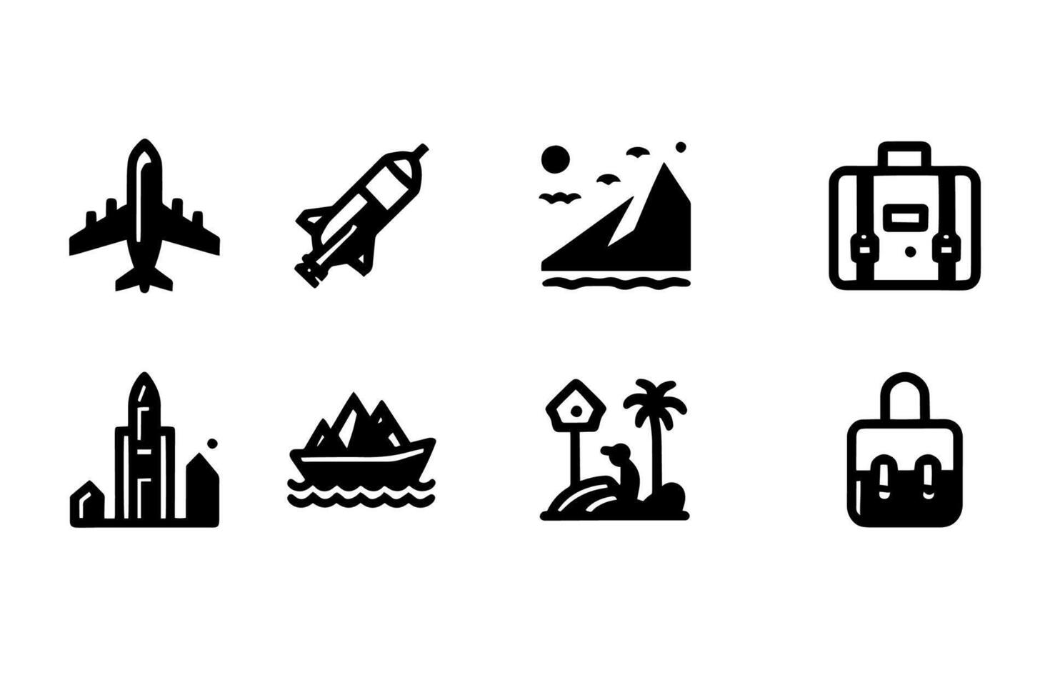 Travel Icon Pack vector