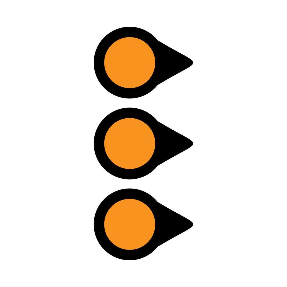 Modern bullet points element vector
