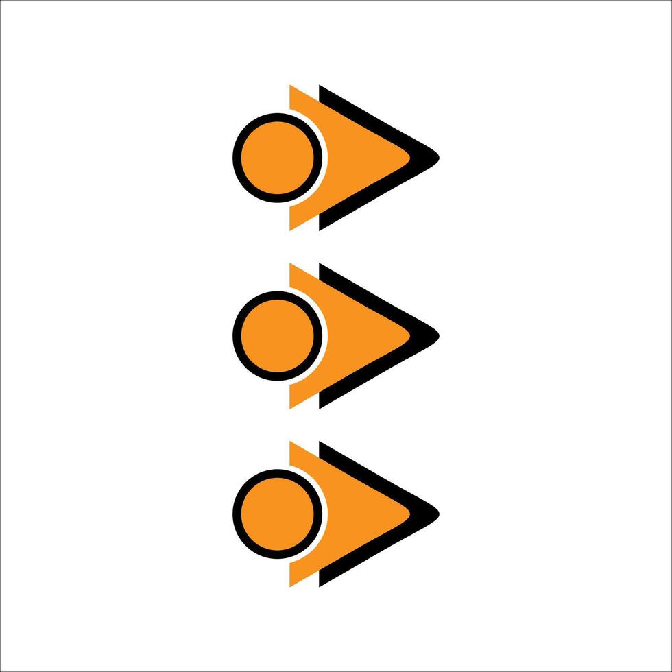 Modern bullet points element vector