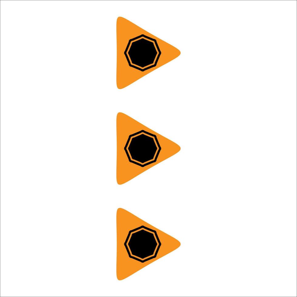 Modern bullet points element vector